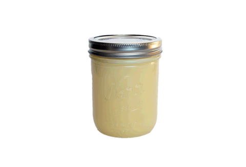 Organic Grass Fed Tallow -- 1 pint mason jar, 14 oz
