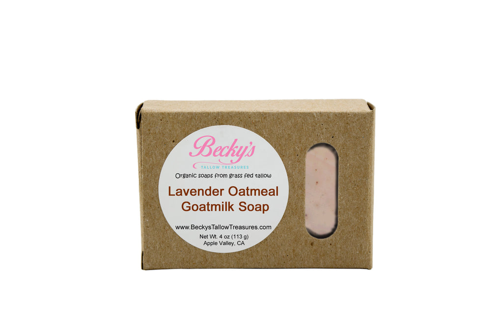 Lavender Oatmeal Goat Milk Body Soap